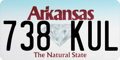 AR license plate 738KUL