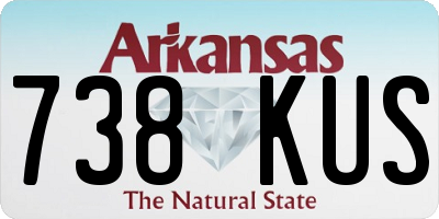 AR license plate 738KUS