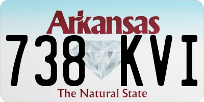 AR license plate 738KVI