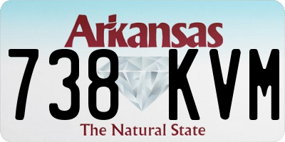 AR license plate 738KVM