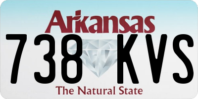 AR license plate 738KVS