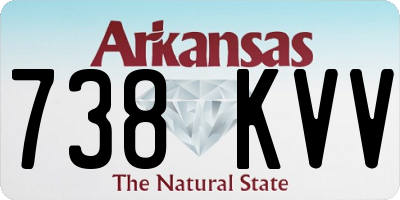 AR license plate 738KVV