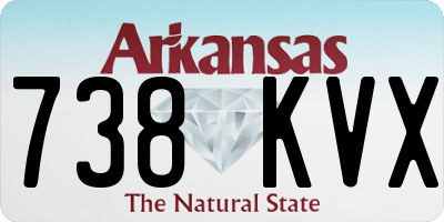 AR license plate 738KVX
