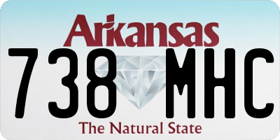 AR license plate 738MHC