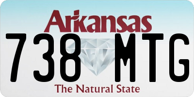 AR license plate 738MTG