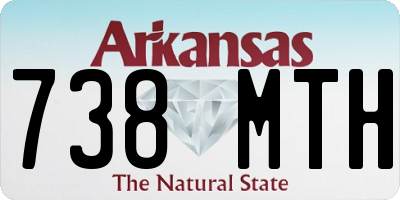 AR license plate 738MTH