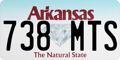 AR license plate 738MTS