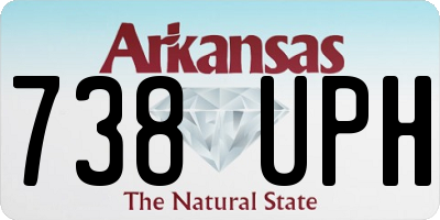 AR license plate 738UPH