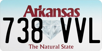 AR license plate 738VVL