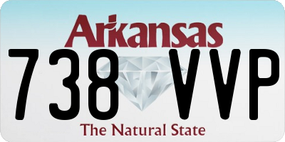AR license plate 738VVP