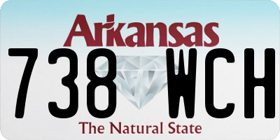 AR license plate 738WCH