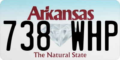 AR license plate 738WHP