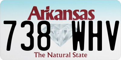 AR license plate 738WHV