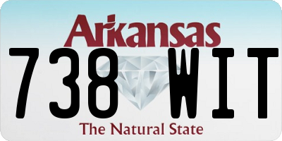 AR license plate 738WIT