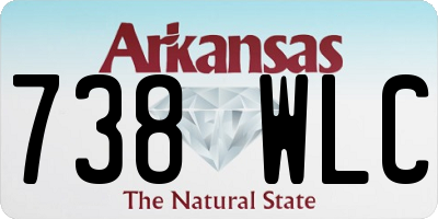 AR license plate 738WLC
