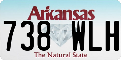 AR license plate 738WLH