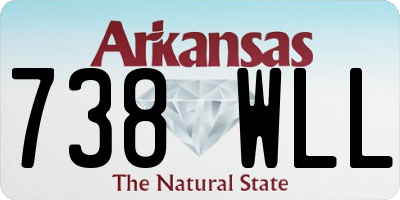 AR license plate 738WLL