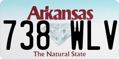 AR license plate 738WLV