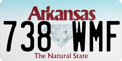 AR license plate 738WMF