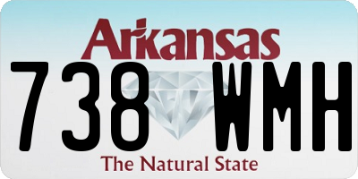 AR license plate 738WMH