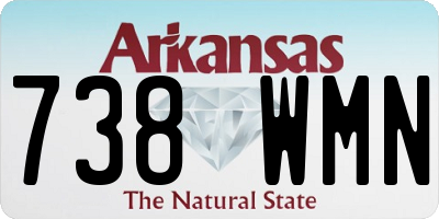 AR license plate 738WMN