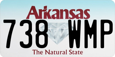 AR license plate 738WMP