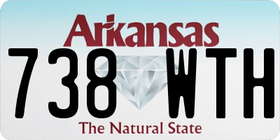 AR license plate 738WTH