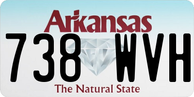 AR license plate 738WVH