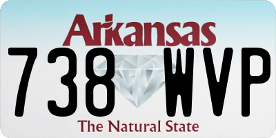 AR license plate 738WVP