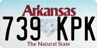 AR license plate 739KPK