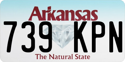 AR license plate 739KPN