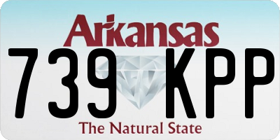 AR license plate 739KPP