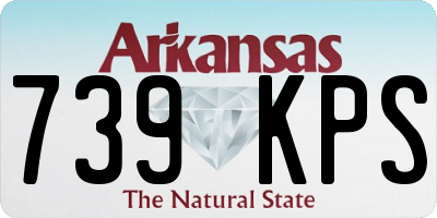 AR license plate 739KPS