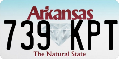 AR license plate 739KPT