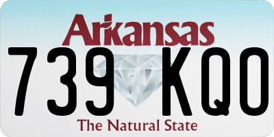 AR license plate 739KQO