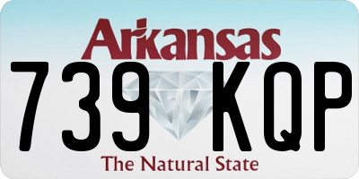 AR license plate 739KQP