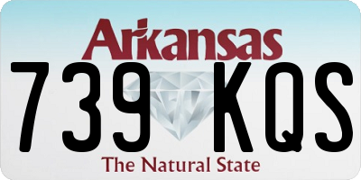 AR license plate 739KQS