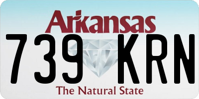 AR license plate 739KRN