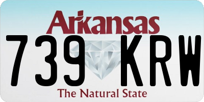 AR license plate 739KRW