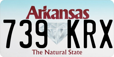 AR license plate 739KRX