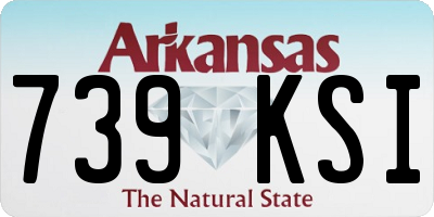 AR license plate 739KSI