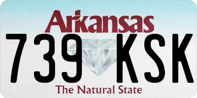 AR license plate 739KSK