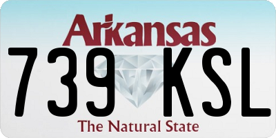 AR license plate 739KSL