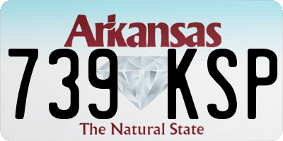 AR license plate 739KSP