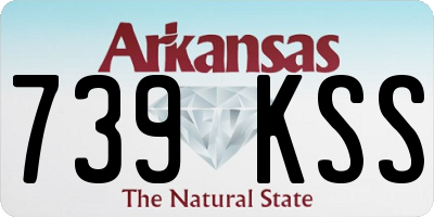 AR license plate 739KSS