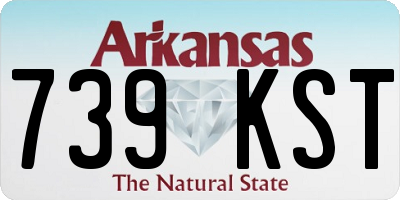 AR license plate 739KST