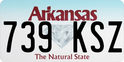 AR license plate 739KSZ