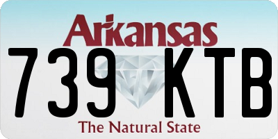 AR license plate 739KTB