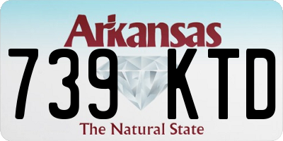 AR license plate 739KTD