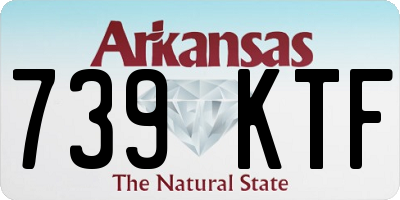 AR license plate 739KTF